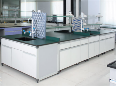 MON318 ALUMINUM AND WOODEN LAB BENCH