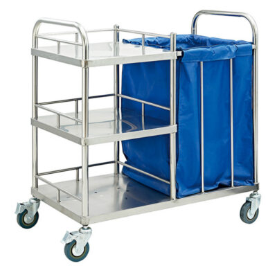 MON981 STAINLESS STEEL NURSING CART